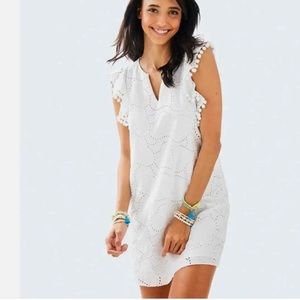 Lilly Pulitzer White Eyelet Mini Dress